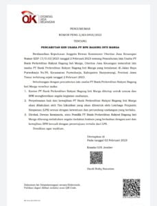 Surat OJK