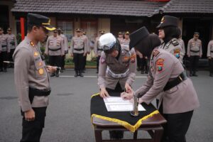 Sertijab Kasatlantas Polres Jember