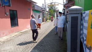 Ruas jalan akses menuju perumahan